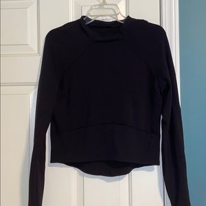 Lululemon hill and valley mock neck pullover